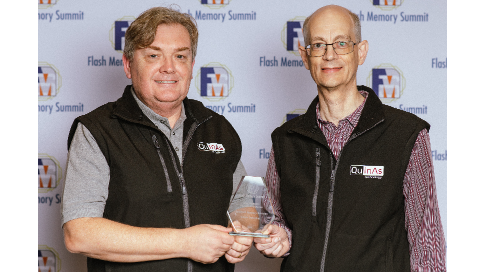 ULTRARAM spinout wins “Most Innovative Flash Memory Startup” award in